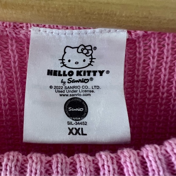 Hello Kitty Sanrio checkered sweater vest. Girls XXL - Picture 2 of 8